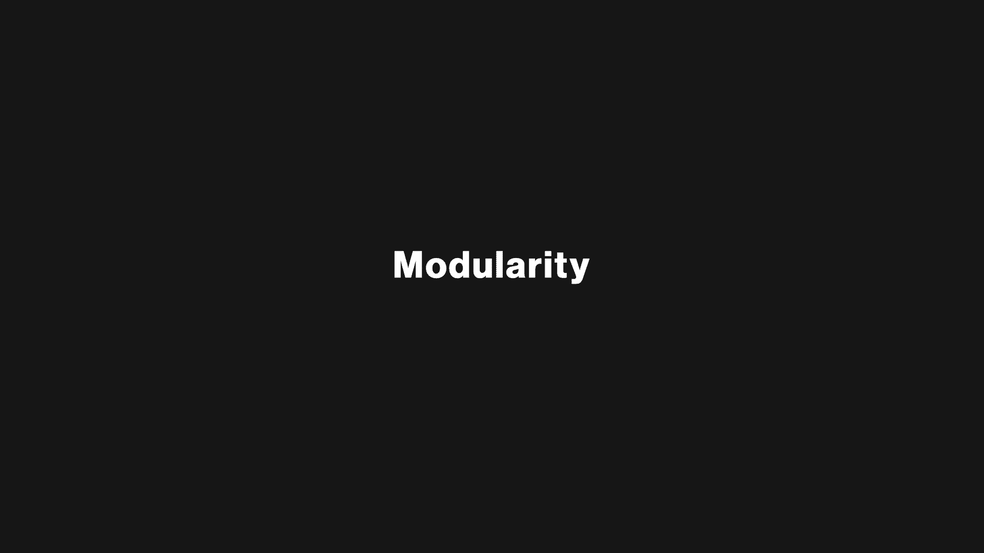 Modularity-1